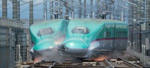 Взрыв скоростного поезда (Shinkansen daibakuha)